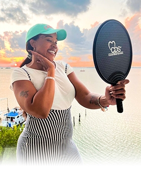 young black woman enyoing her dental vacation in Mexico