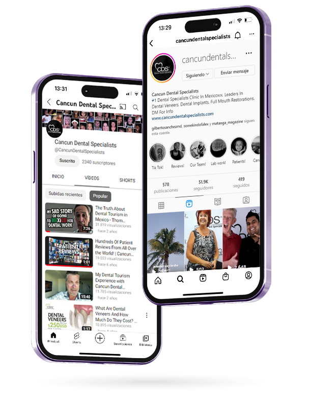 Cancun dental specialists social media reviews