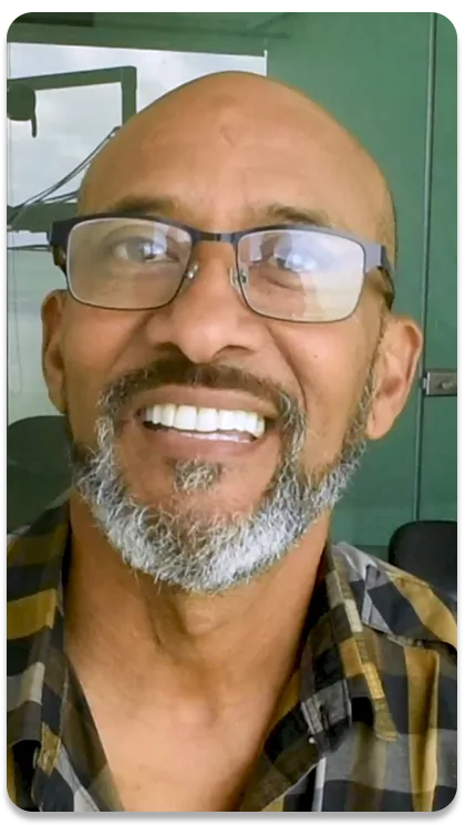 review of mr. baldy after his dental implants